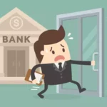 illustration d'un client dont le compte bancaire a été cloturé