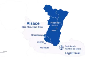 illustration d'une lettre maintien de salaire arrêt maladie alsace moselle proposé par LegalTravail site d'information juridique en ligne
