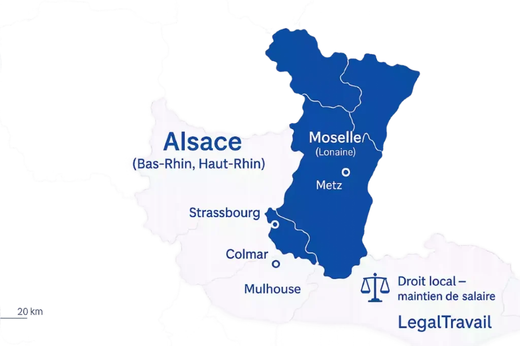 Modèle de lettre de démission droit local Alsace Moselle proposé par LegalTravail sitel d'information juridique pour les salariés et employeurs